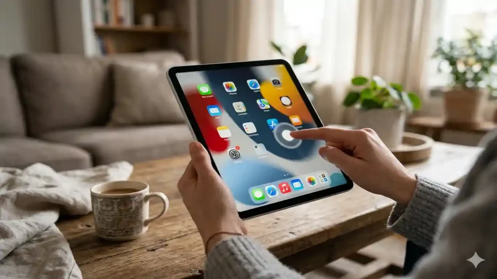 white dot ipad screen​