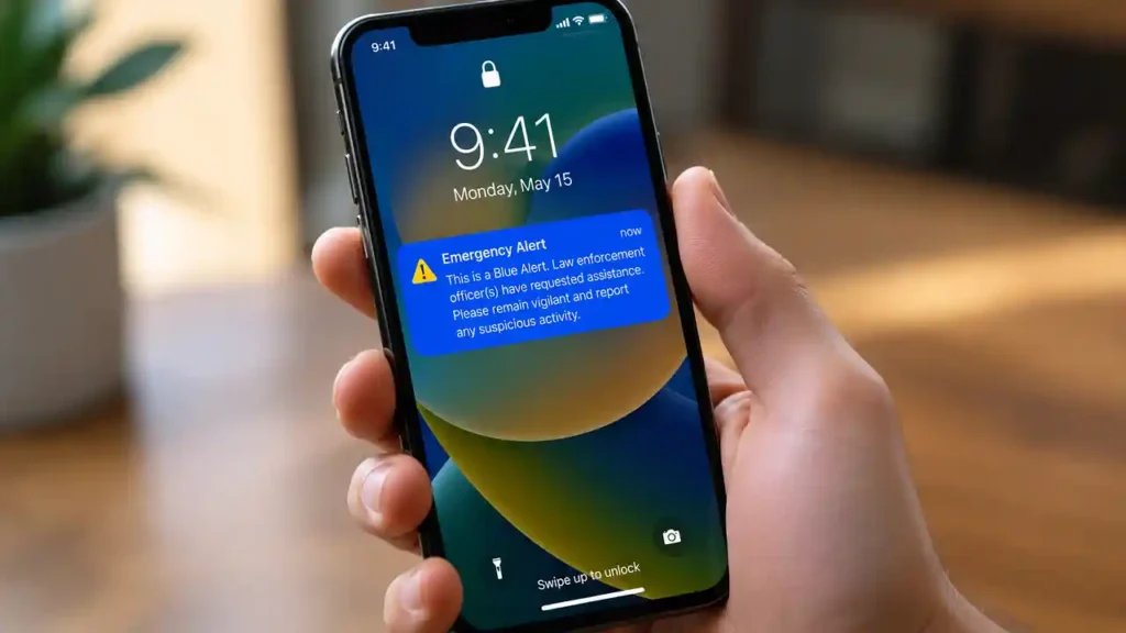 a Blue Alert