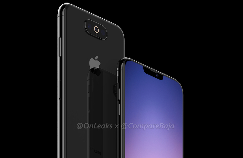 Another potential Triple-Lens Camera Design in 2019 iPhone displayed in renderings