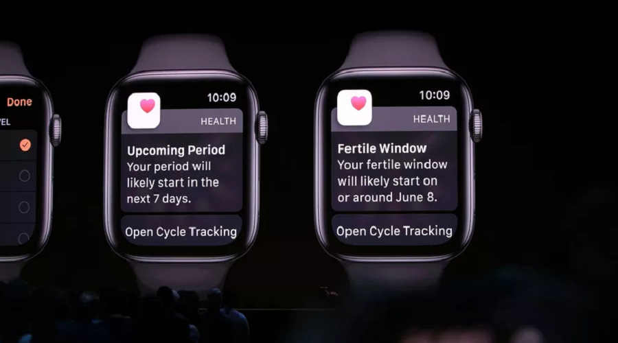 “Cycle Tracking” with watchOS 6