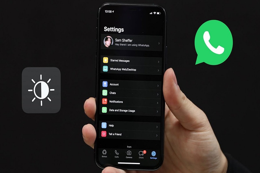 WhatsApp Dark Mode iOS 13