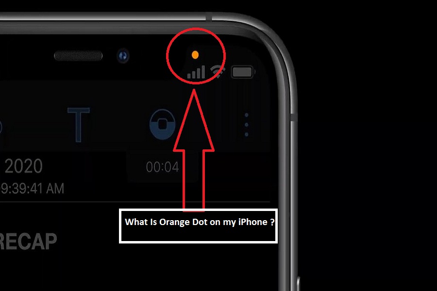 Orange Dot on iOS 14