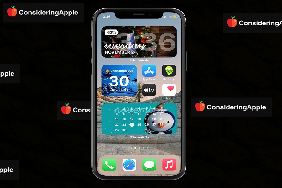 Christmas Widget ios 14 iphone