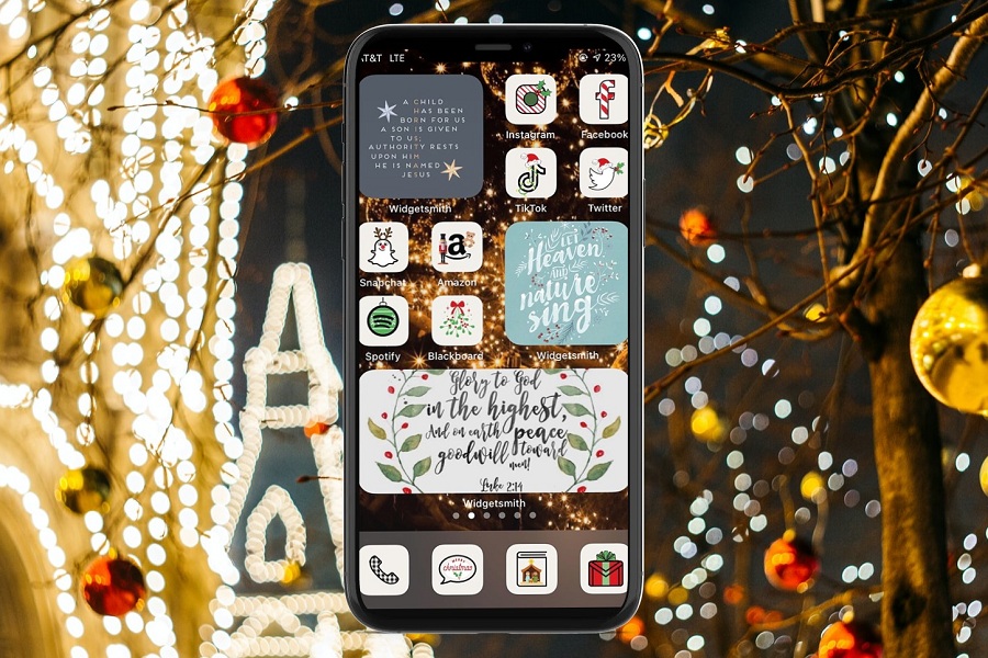Christmas iOS 14 Backgrounds