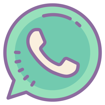 whatsapp logo aesthetic blue