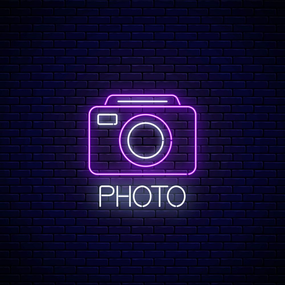 neon purple aesthetic app icons