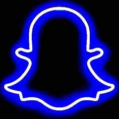 Snapchat Logo Blue Aesthetic