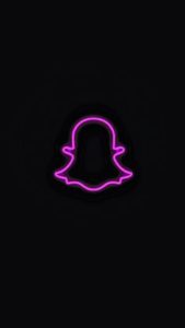 Aesthetic Neon Snapchat Logo For iPhone on iOS 14 | ConsideringApple