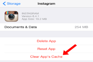 Clear Cache On iPhone