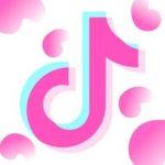 Aesthetic Pink Tik Tok Logo for iPhone in iOS 14 or iOS 15 Home Screen