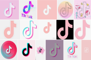 Pink Tik Tok Logo