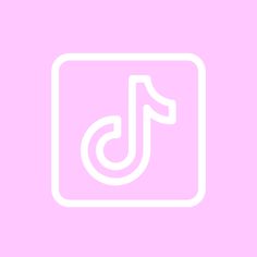 Aesthetic Pink Tik Tok Logo for iPhone in iOS 14 Home Screen