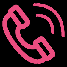 Pink Phone Icon For iPhone On iOS Home Screen