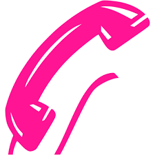 Pink Phone Icon For iPhone On iOS Home Screen