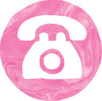 Pink Phone Icon For iPhone On iOS Home Screen