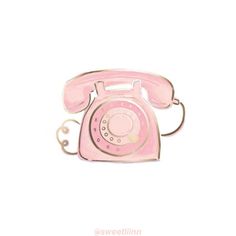 Pink Phone Icon For iPhone On iOS Home Screen