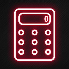 Calculator Aesthetic Icon For Iphone On Ios Home Screen - neon red roblox app icon