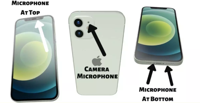 iphone 12 mini microphone location