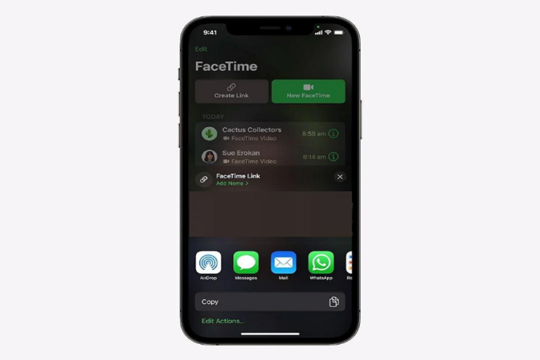 How To Use FaceTime Link in iOS 15 For Meeting or Group Chat