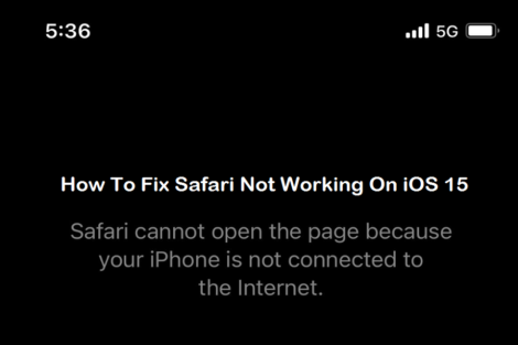 Safari Not Working On iOS 15 On iPhone: How To Fix It