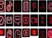 Neon Red App Icons