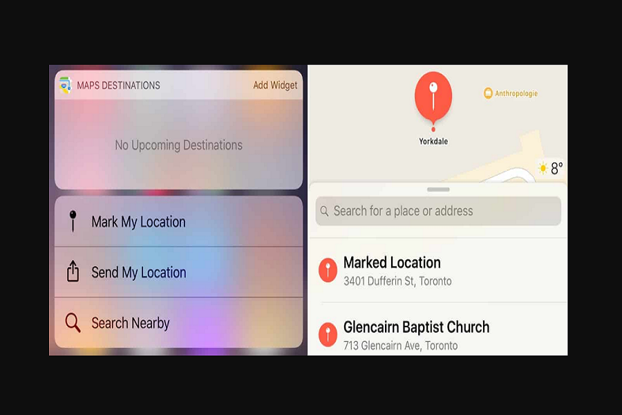 mark A Location on Apple Maps