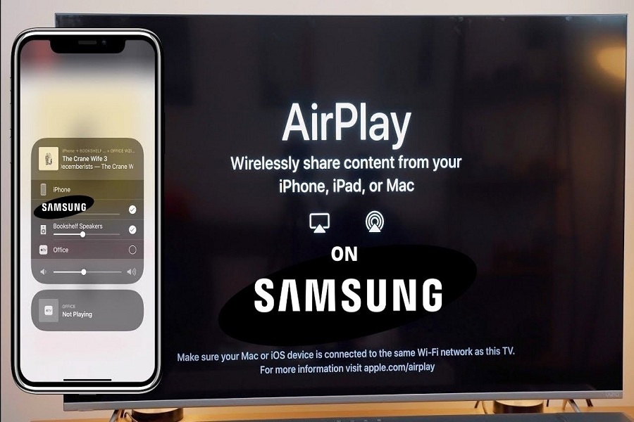 Airplay not working on Samsung TV