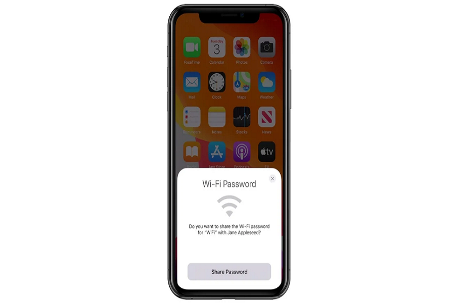 Share wifi Password From iPhone to iPhone