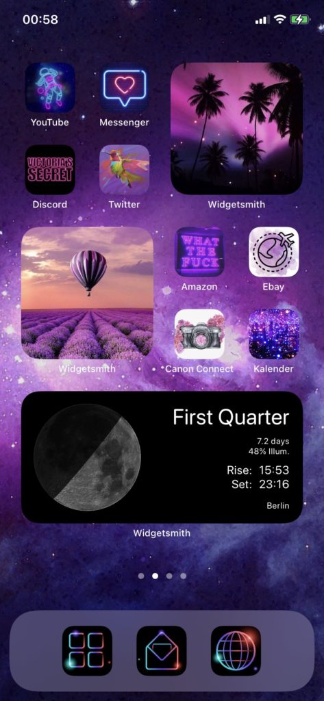 Best Aesthetic Neon Ios 14 Home Screen Ideas For Nostalgia Neon Lover