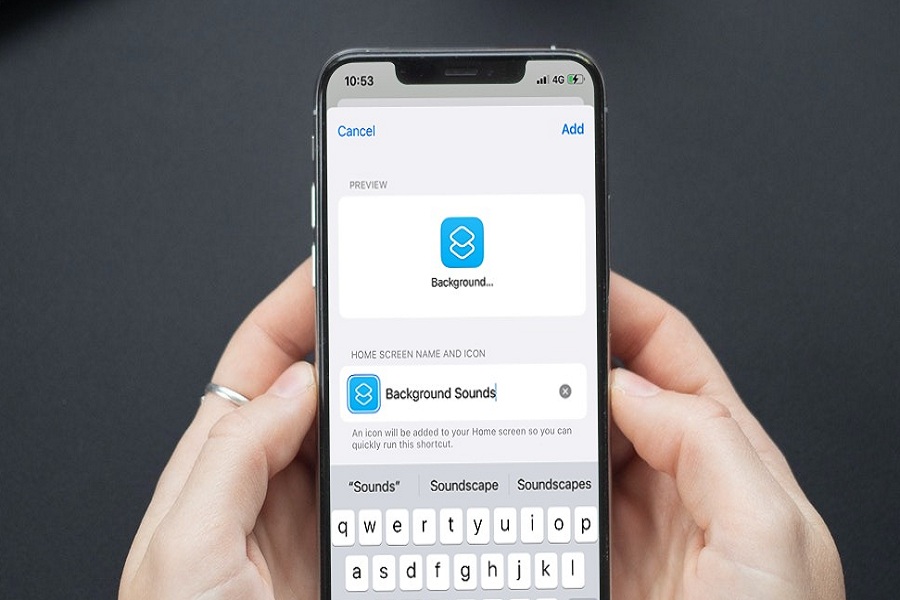 iOS 15 Background Sounds Shortcut