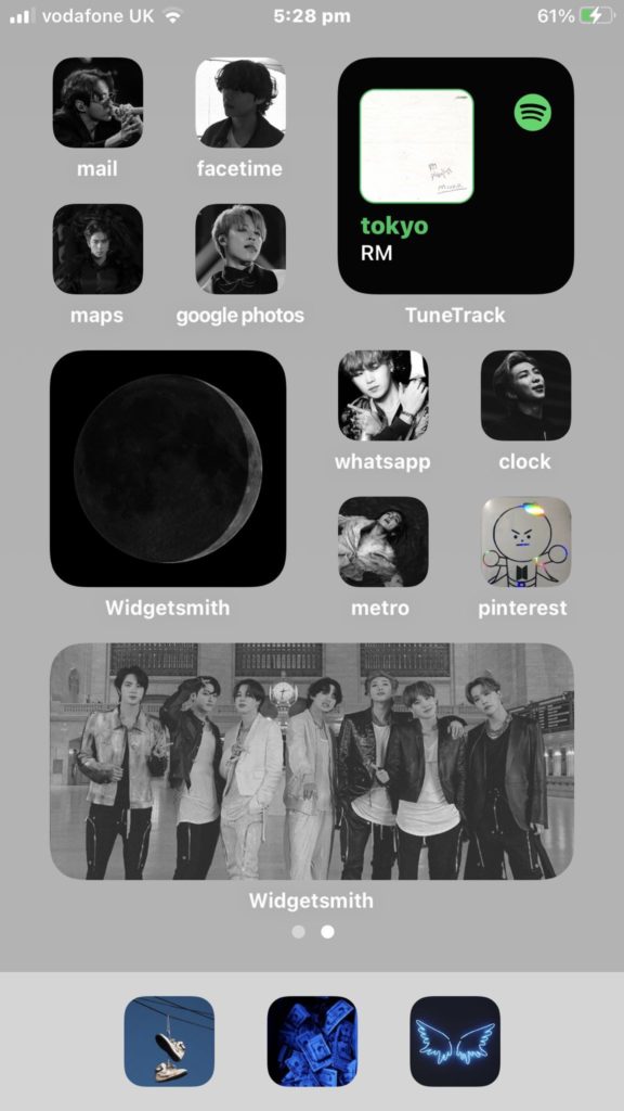 30 Bts Ios 14 Home Screen Ideas With Your Fav K Pop Boys My Blog