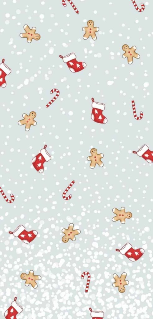 Premium Vector  Merry christmas boho seamless pattern bohemian winter  holiday repeating texture hand drawing style gingerbread snowflakes  christmas tree vector illustration