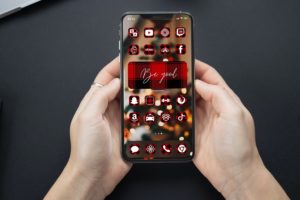 Christmas App Icons Plaid
