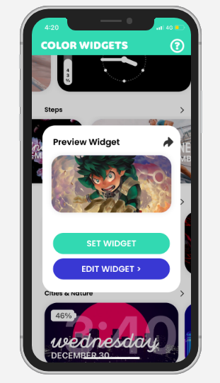 Anime widgets  themes Yume  App Price Drops