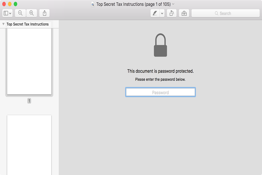 Remove Password from PDF On Mac