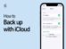 backup the iPhone to iCloud