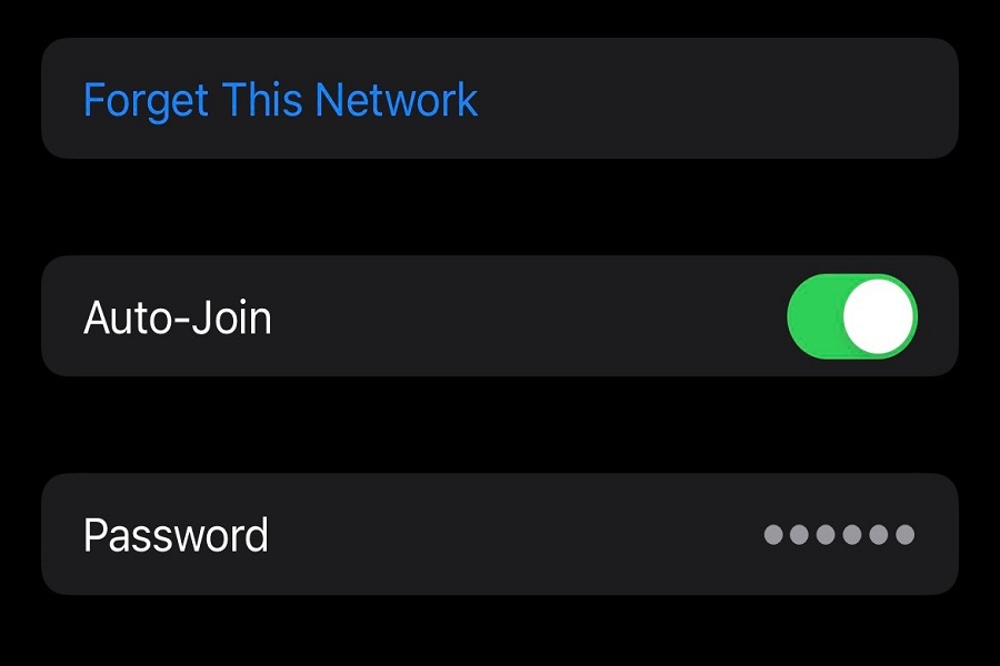 share Wi-Fi password on iPhone