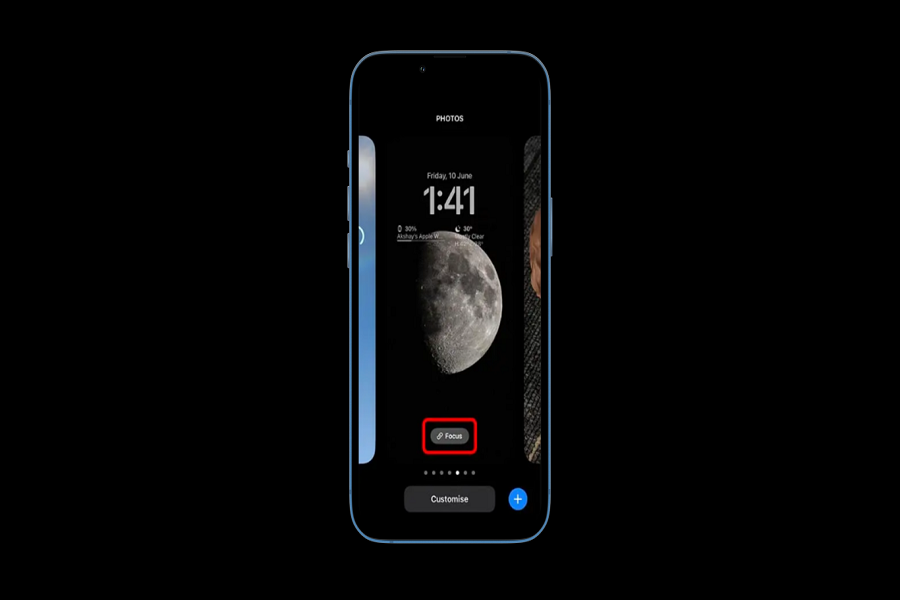 Focus Mode To Lock Screen On iOS 16