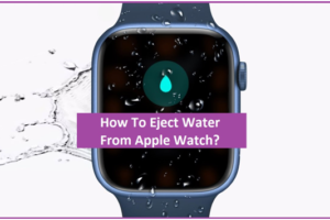 eject water from Apple Watch