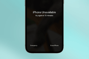iPhone Unavailable Message