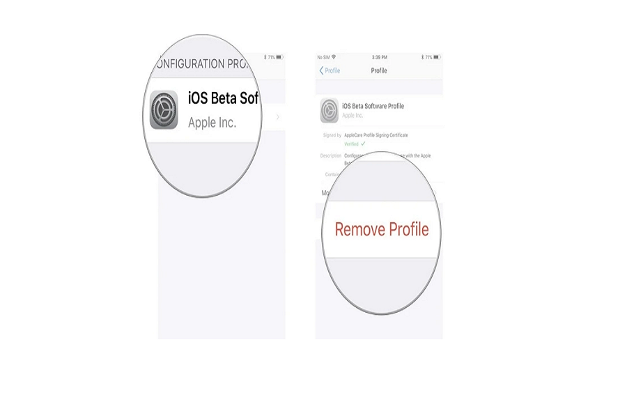 remove iOS 16 beta without computer