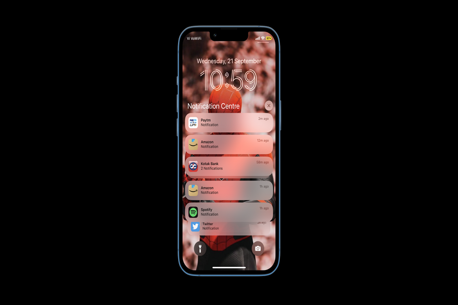 Display Notifications On Top On iOS 16