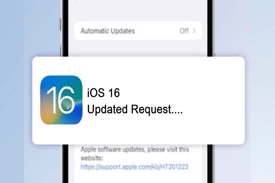 iOS 16 Stuck On Updated Request