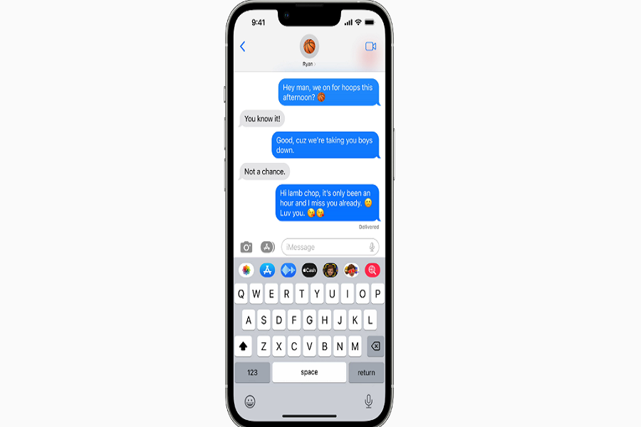 send a voice message on iPhone iOS 16