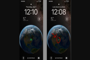 iOS 16 Earth Wallpaper Wrong Location