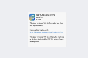 Download iOS 16.2 Beta