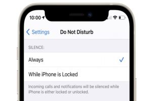 Where Is Do Not Disturb On iPhone