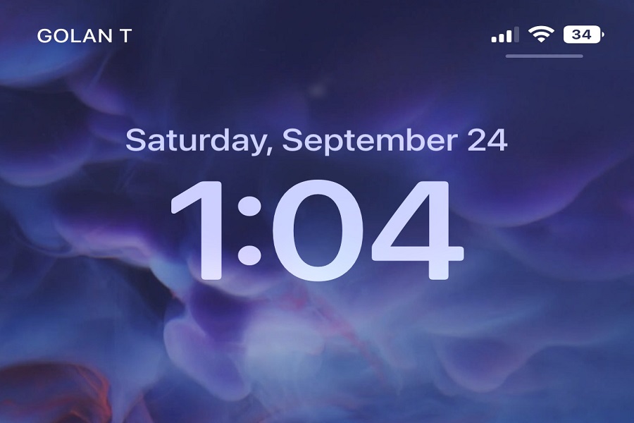 iOS 16 Time Font Size Is Too Big