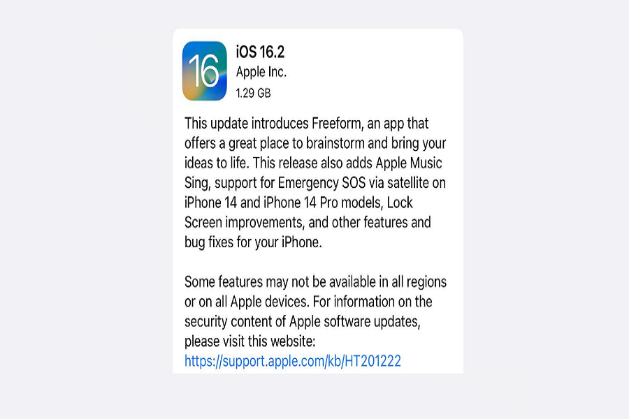 iOS 16.2 stuck on preparing update