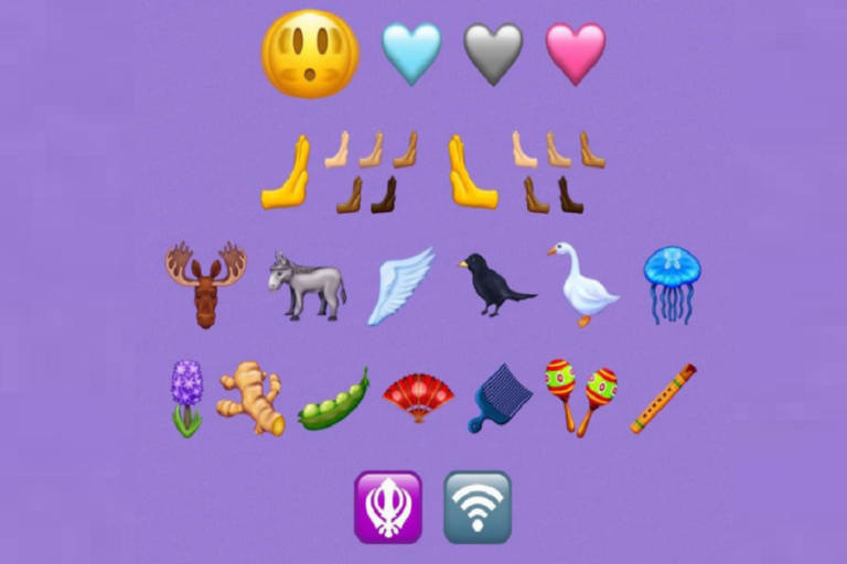 IOS 16.3 New Emojis 2023: Pink Heart Emoji, Panic Face Emoji, Wings, & More